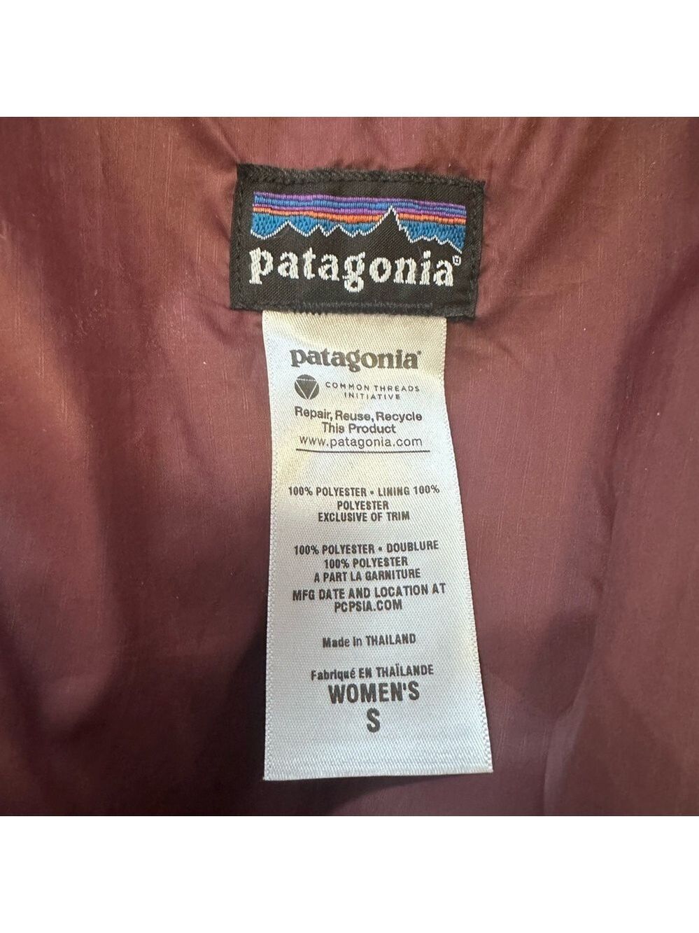 Patagonia Women’s Pelage Faux Fur Pink Mauve Full Zip Asymmetrical Size S EUC - Picture 7 of 8